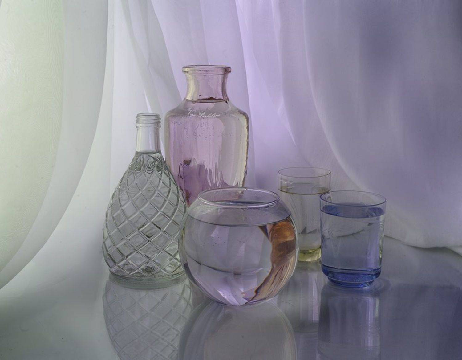 натюрморт,стекло,вера павлухина,, Вера  Павлухина