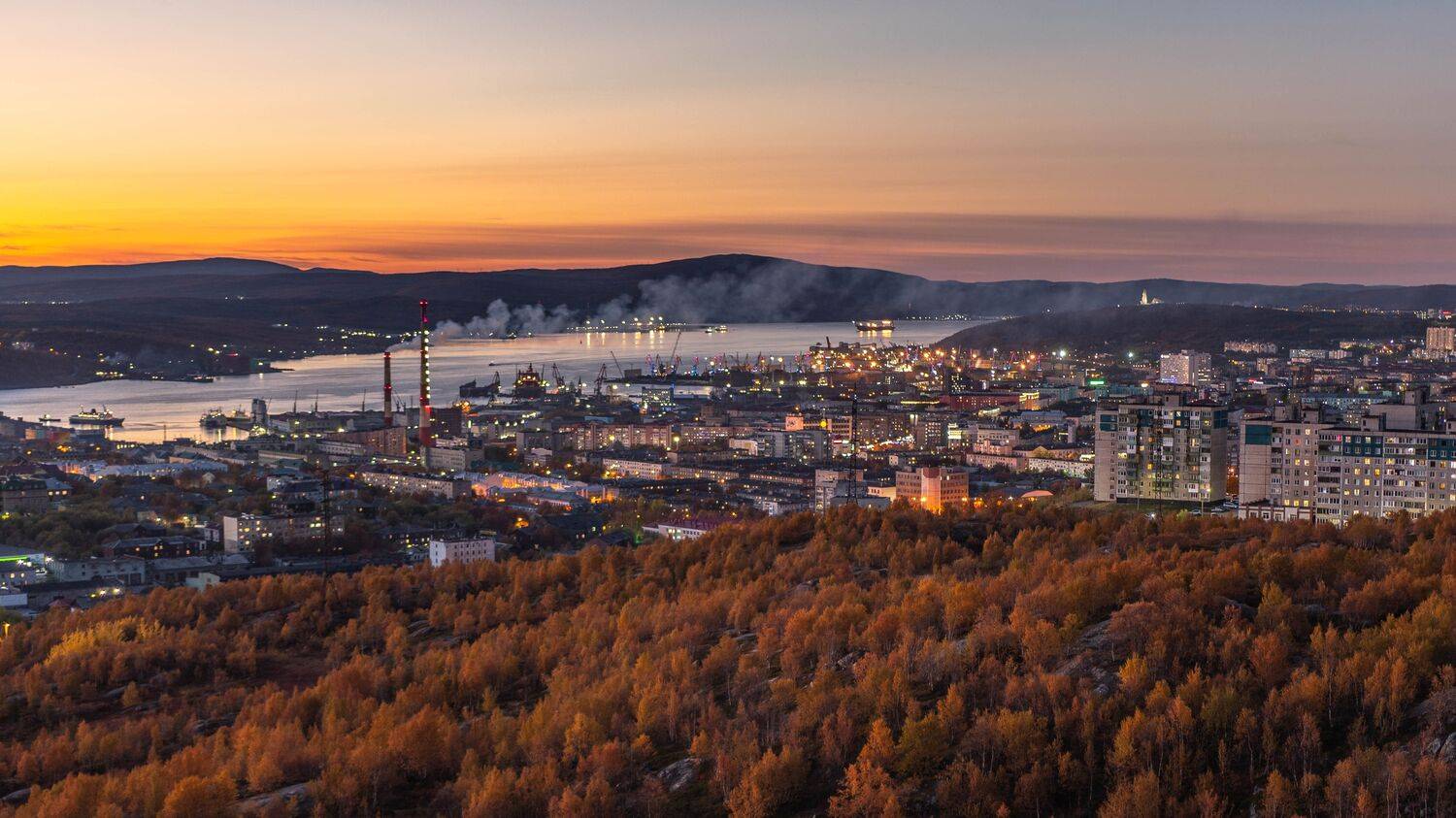 Город, осень, Мурманск, Sergey Kaverin