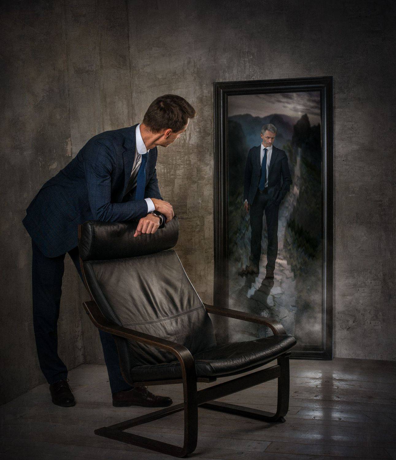 студийный портрет, мужской  портрет, концептуальное, Зураб Бабаев