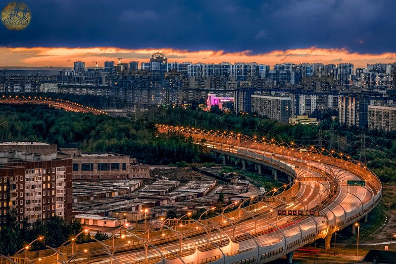 городской пейзаж, пейзаж, город Дуга фото превью