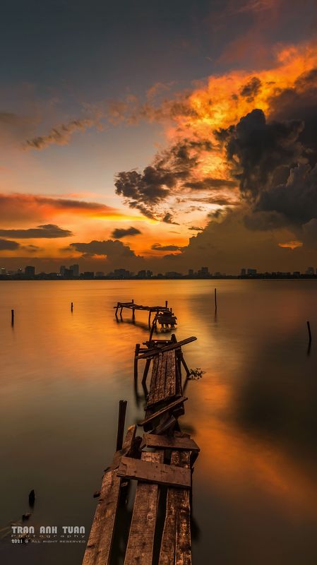 Asian, Vietnam, Sunset, West lake, Hanoi, Nikon, Laowa, Landscape Sunset at West Lake фото превью