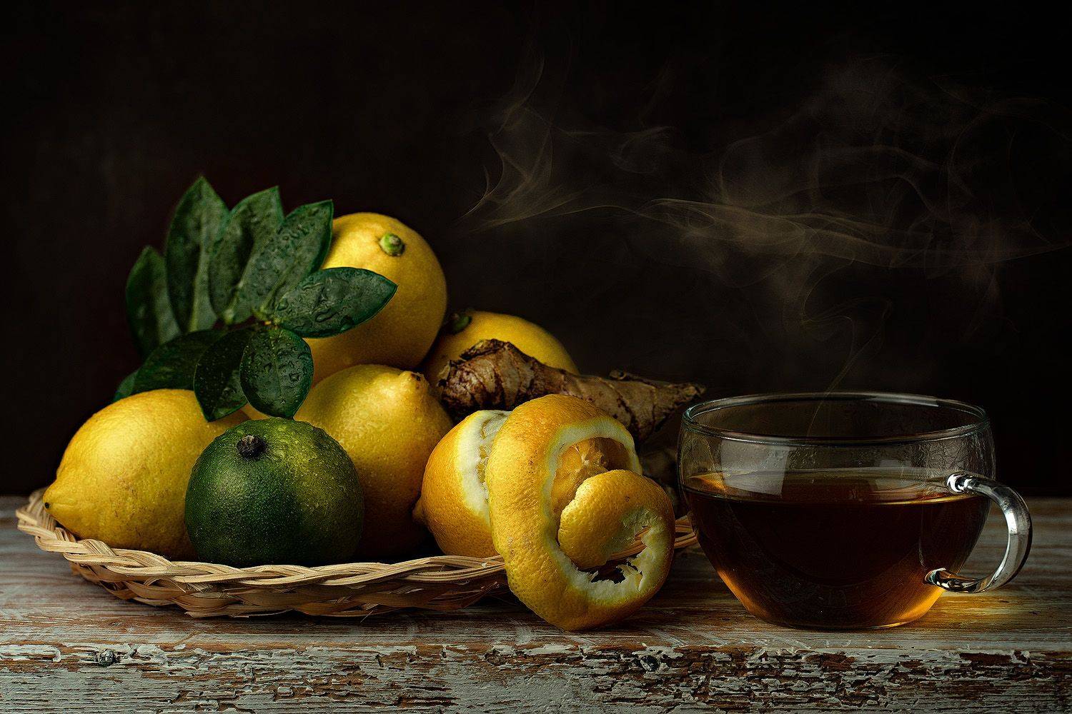 still life, tea, green tea, fruit, food, orange, apple, lemon, healthy, fruits, fresh, diet, pear, citrus, ripe, freshness, sweet, juicy, organic, yellow, health, vegetable, eating, vitamin, kiwi, nature, grape, vegetarian, Анжелика Костин