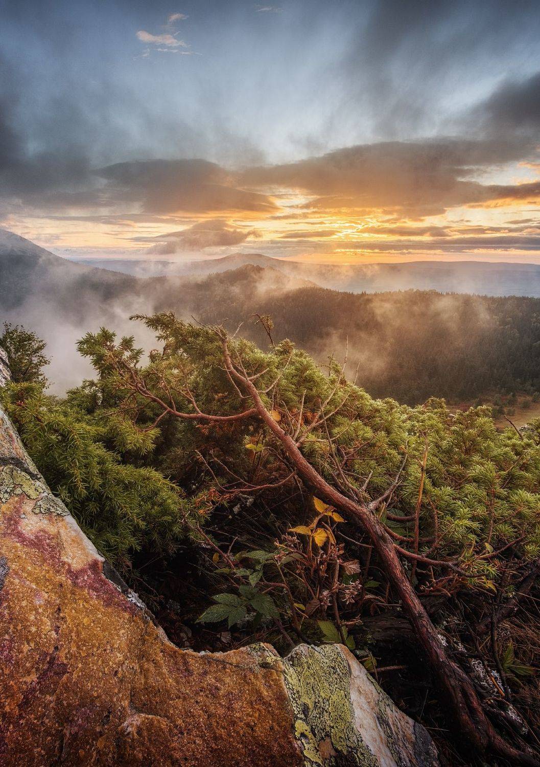 таганай, урал, южный урал, осень, рассвет, утро, Глеб Желтов