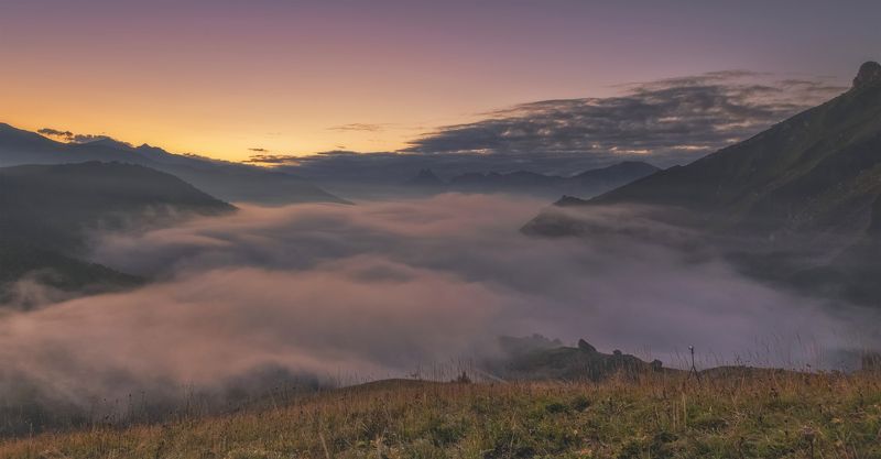 кбр, перевал актопрак. Погружение в розовый сон. фото превью