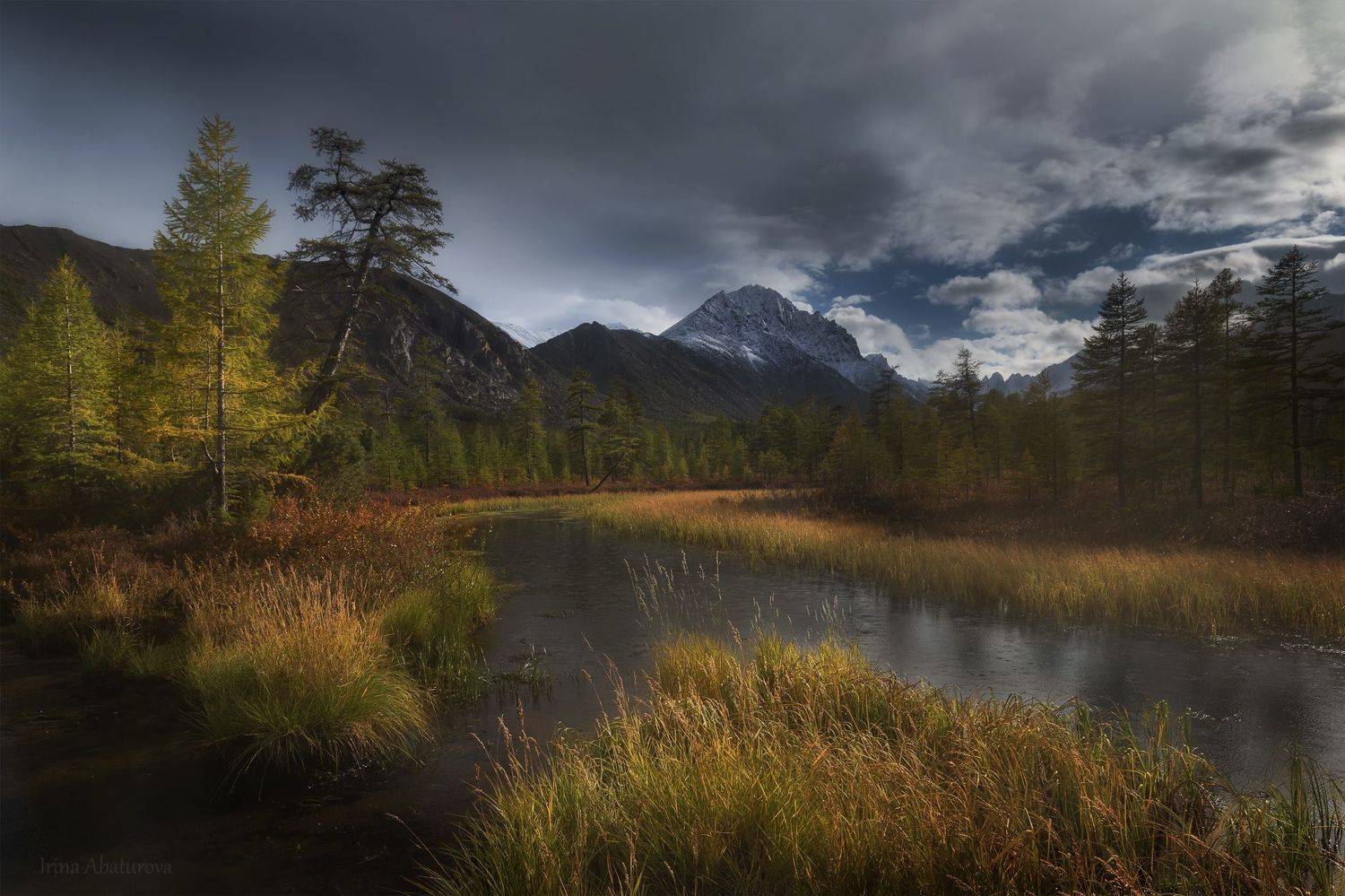 Колыма, Магадан, озеро Джека Лондона, осень, Ирина Абатурова