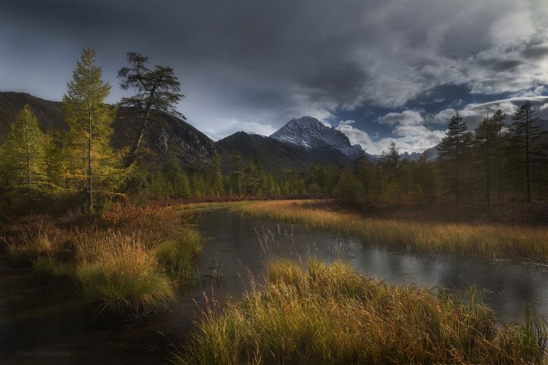 Колыма, Магадан, озеро Джека Лондона, осень *** фото превью