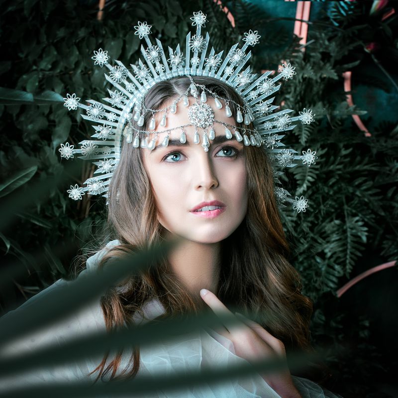 Portrait, fine-art, nymph, female portrait Лесная Нимфа фото превью