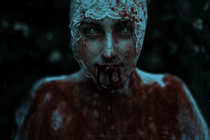 dark, art, portrait, horror, fine-art С к в е р н а  фото превью