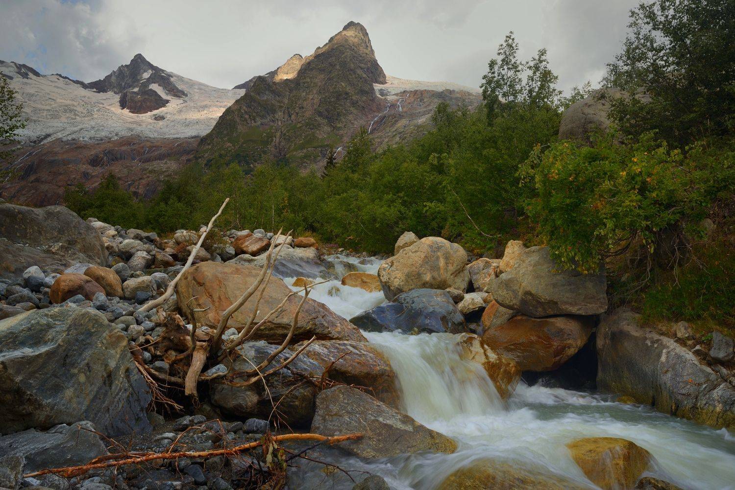 горы осень река алибек, Александр Жарников