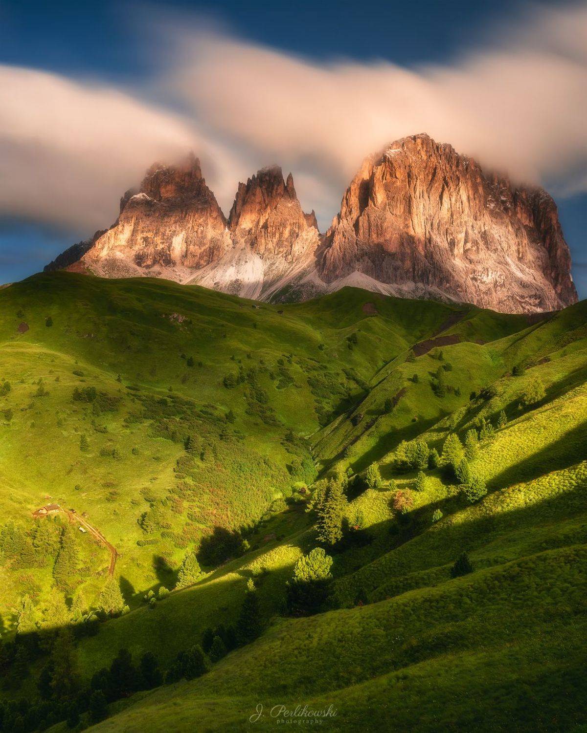 dolomites, alps, mountains, sunrise, Jakub Perlikowski