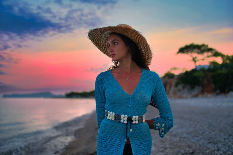 evening at the seaside фото превью