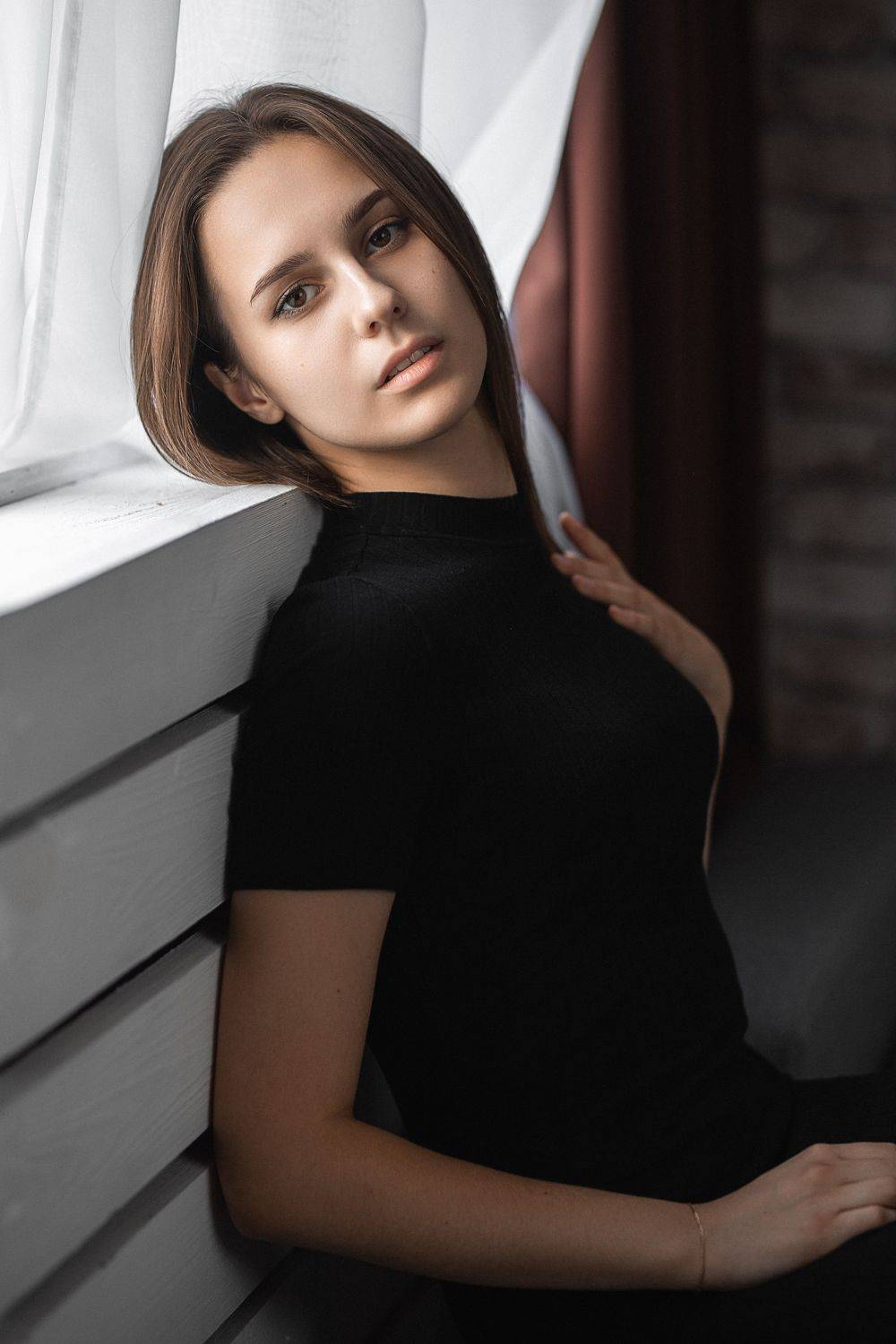 девушка, модель, портрет, фотосессия, студия, макияж, гламур, girl, model, modeling, young, portrait, make-up, творческий портрет, женский портрет, woman, young woman, glamour, постановка, постановочная фотография, fashion, Владимир Васильев