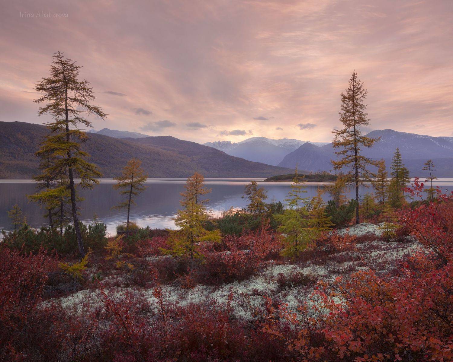 Колыма, Магадан, озеро Джека Лондона, осень, Ирина Абатурова
