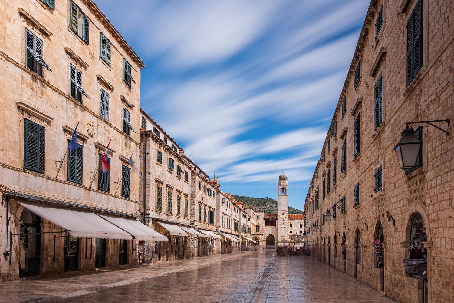 адриатика, архитектура, город, городской пейзаж, длинная выдержка, дубровник, осень, хорватия, колокольня, сентябрь 2020, Сергей Вовк