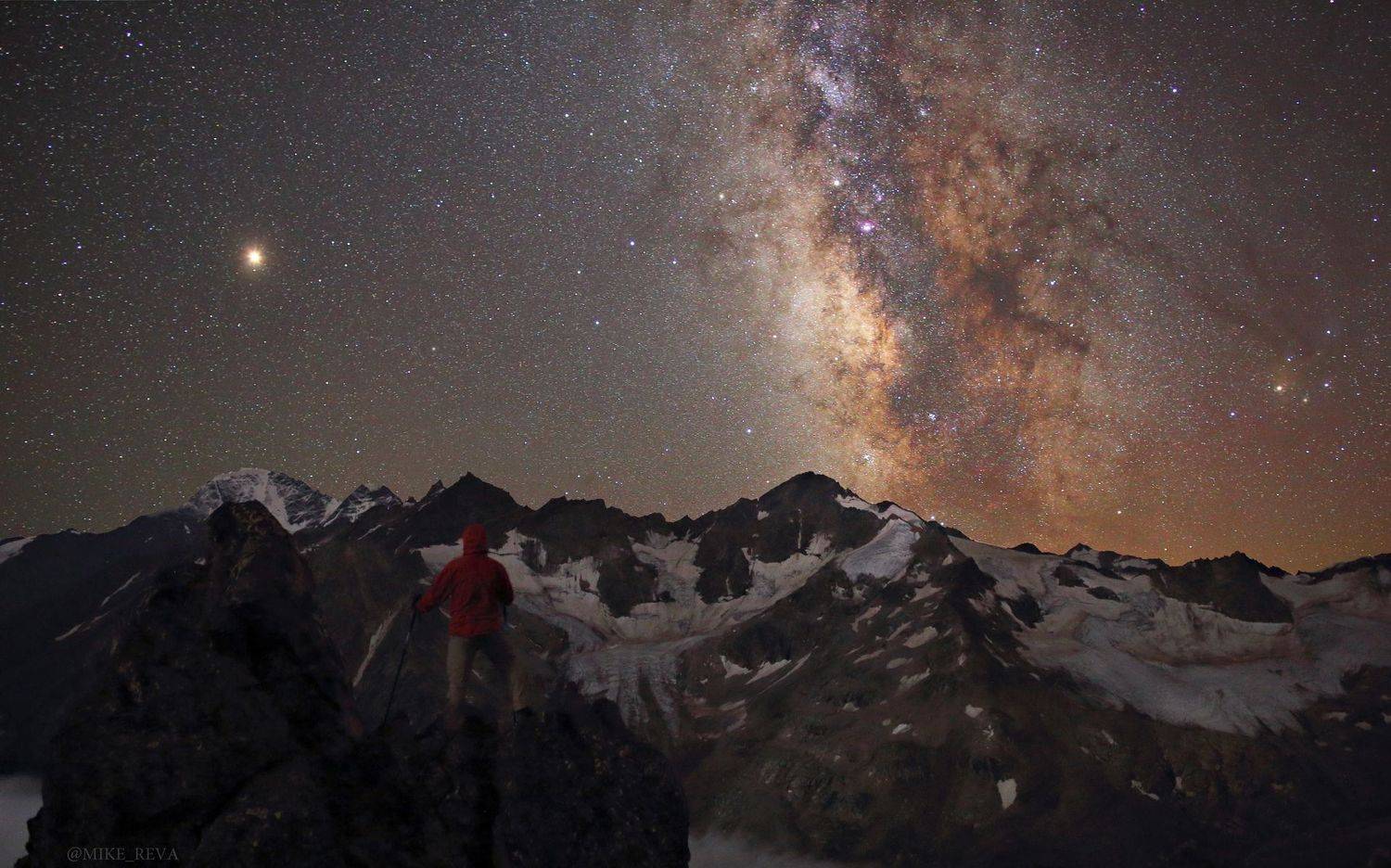 ночь ночной пейзаж астрофотография звезды созвездия, Михаил Рева