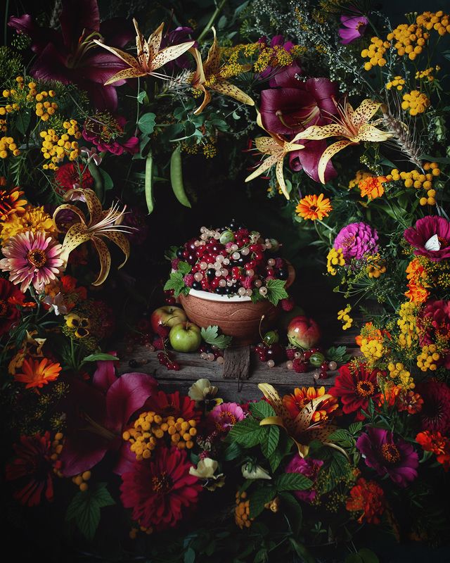 натюрморт, природа, лето, июль 12 месяцев. Июль фото превью