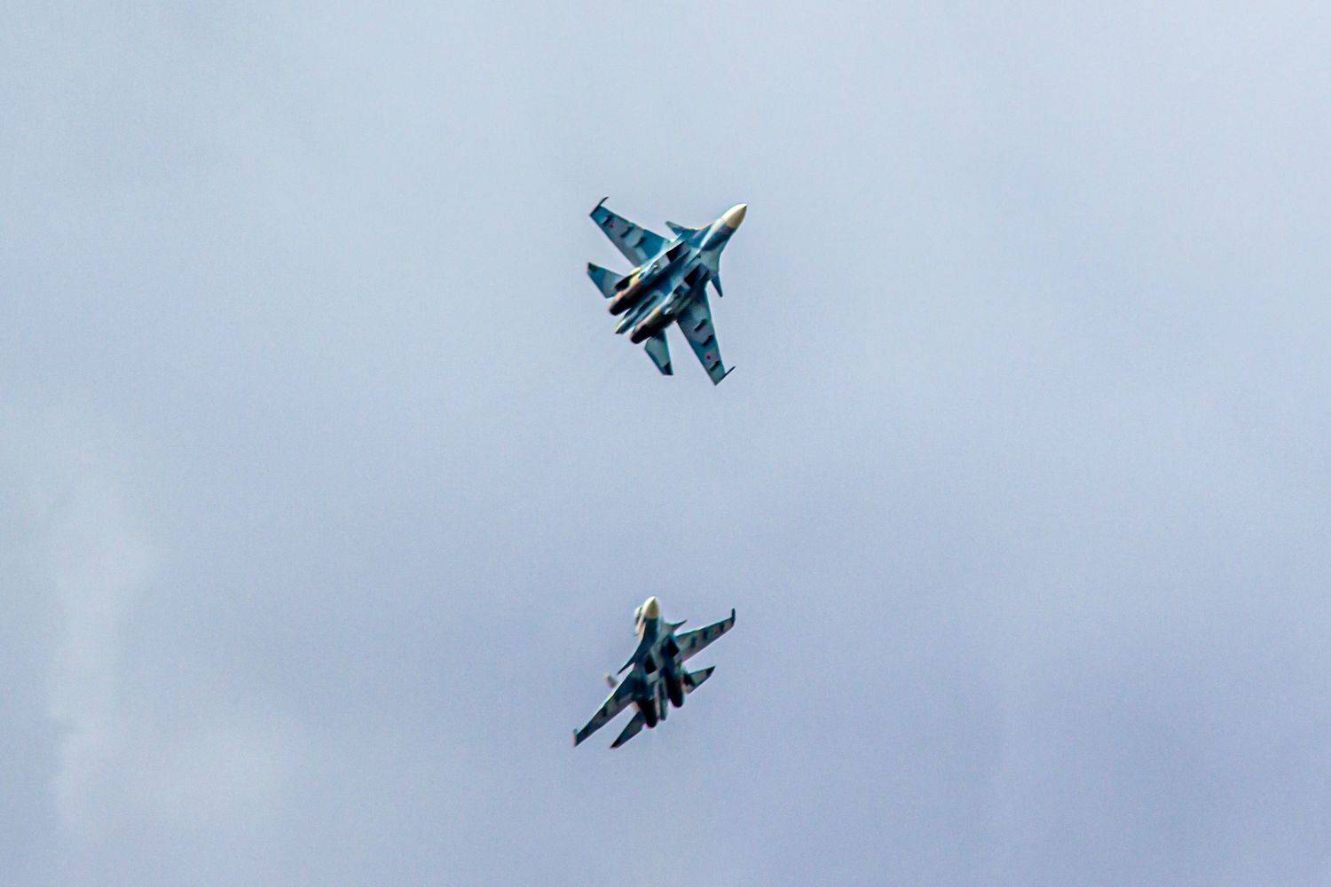 самолет, облака, истребитель, СУ, МИГ, скорость, истребители, вооружение, россия, ВВС, самолеты, гром, Сергей Лашнев