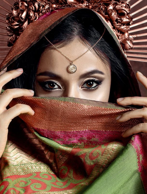 Fine-art, female portrait, portrait, indian Goddess Индийская Богиня фото превью