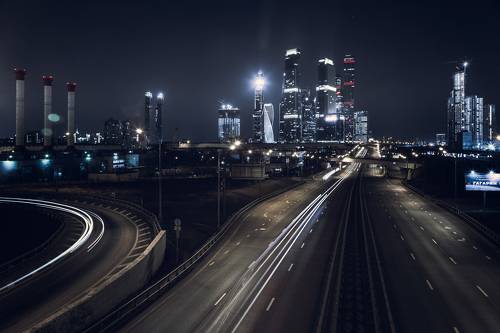 Дорога в Москву.