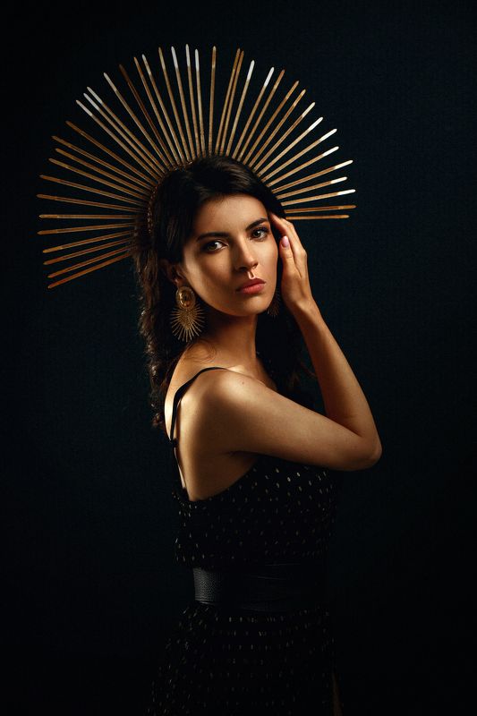 Портрет, студийная съемка Вероника фото превью