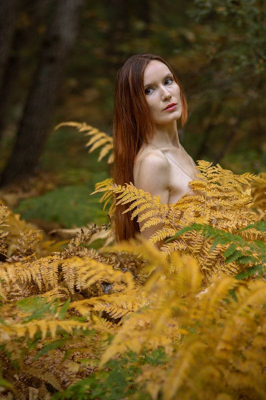 Осенний портрет фото превью