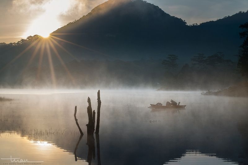 Morning in Tuyen Lam фото превью
