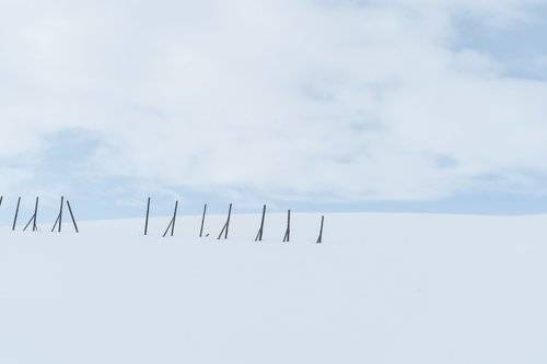 transport column from the village of Teriberka accompanied by vehicles