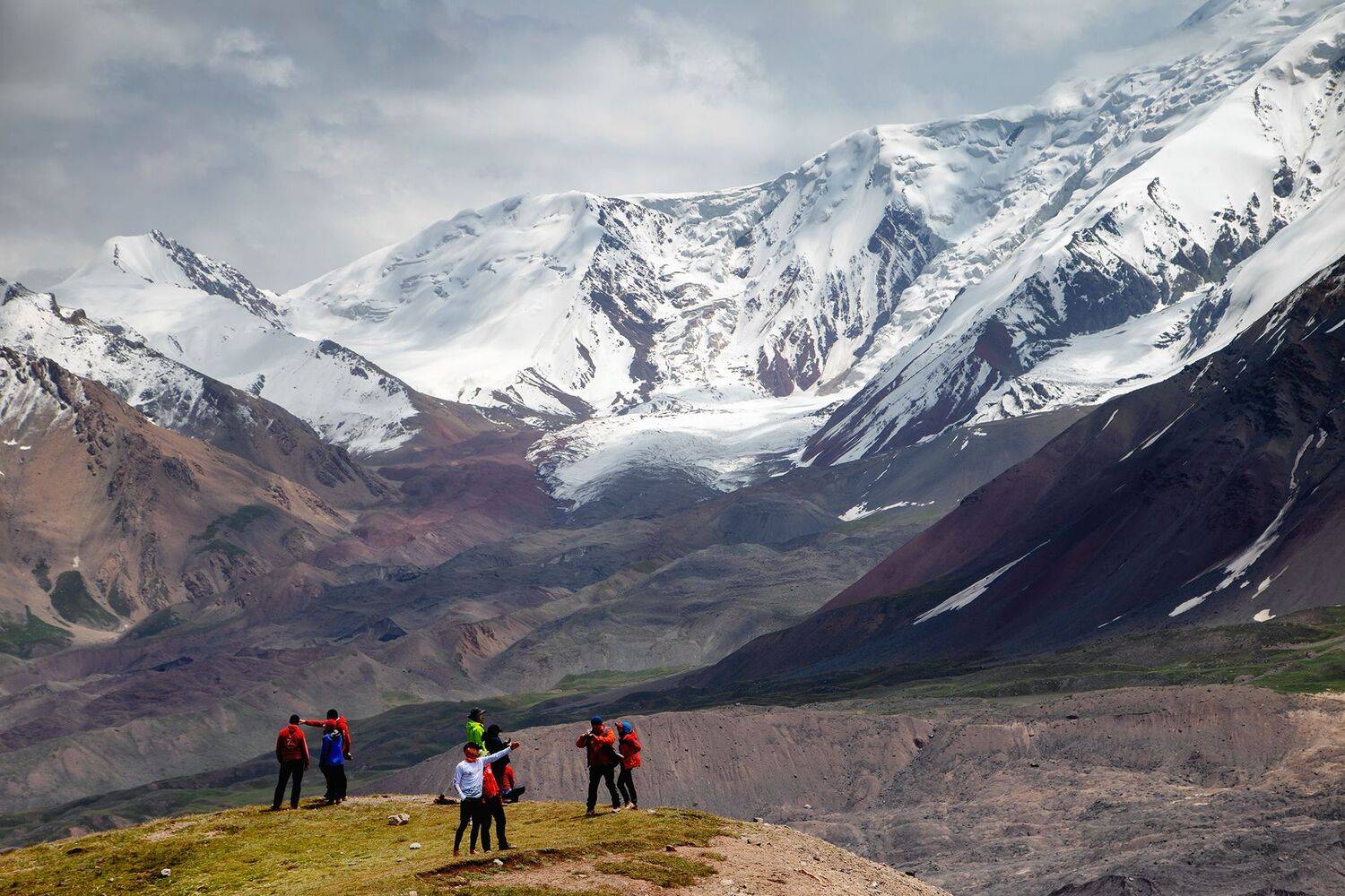 кыргызстан, горы, памиро-алай, пик ленина (7134m), Элина Магалимова