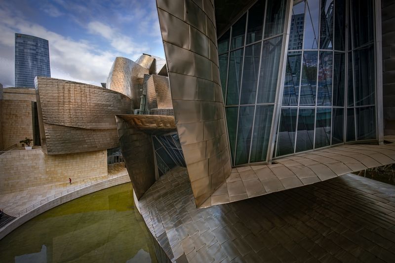 city, spain, bilbao, architecture, building Guggenheim фото превью