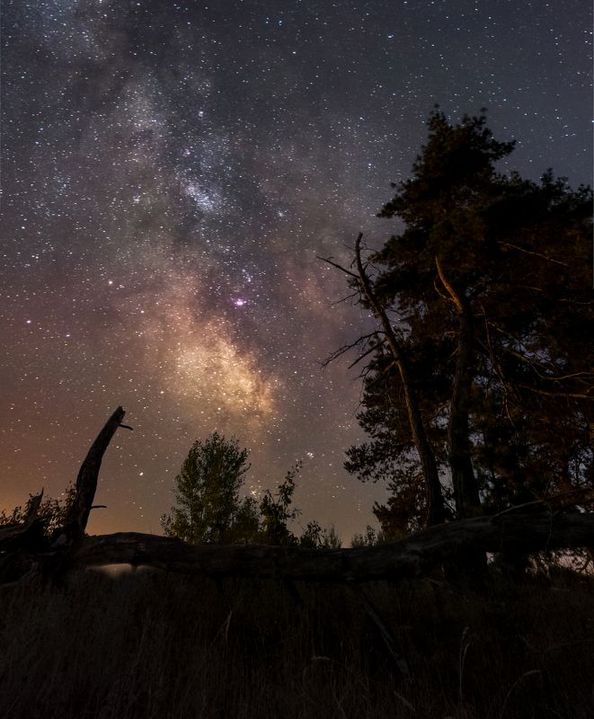 млечный путь, ночь, звёзды Млечный путь фото превью