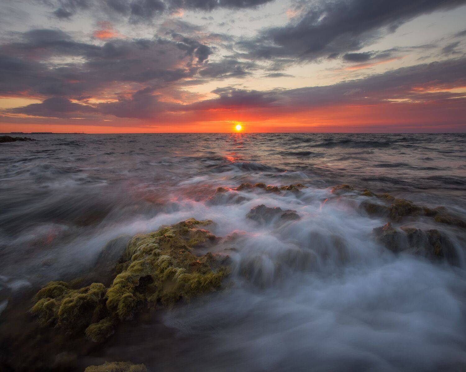 шторм, севастополь, пейзаж, осень, волны, море, крым, закат, Екатерина Дмитренко