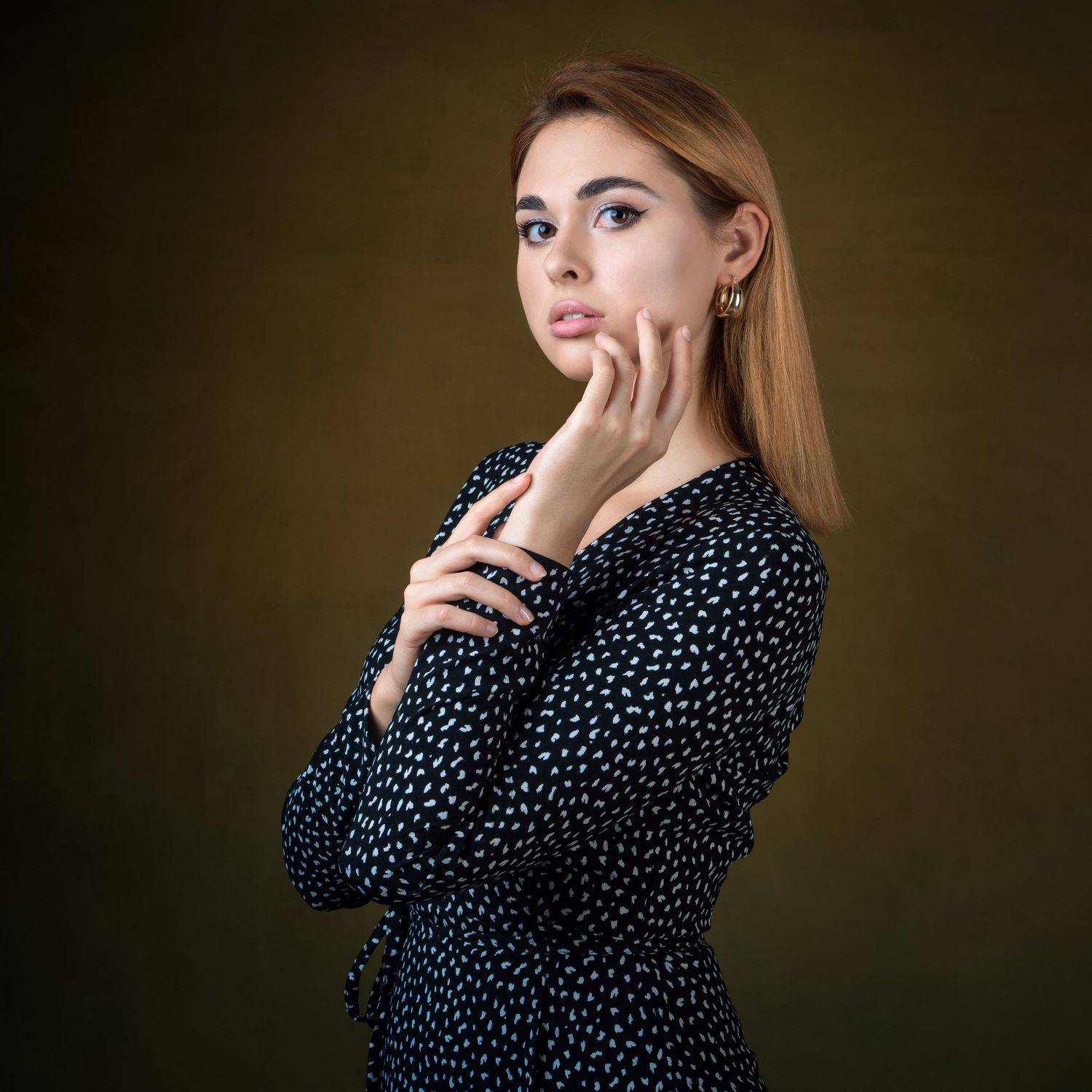 студийный портрет, красивая девушка, женский портрет, концептуальное, Зураб Бабаев