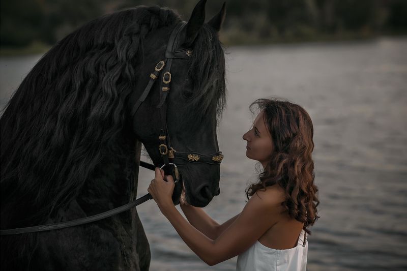 фриз портрет рассвет природа  глаза в глаза фото превью