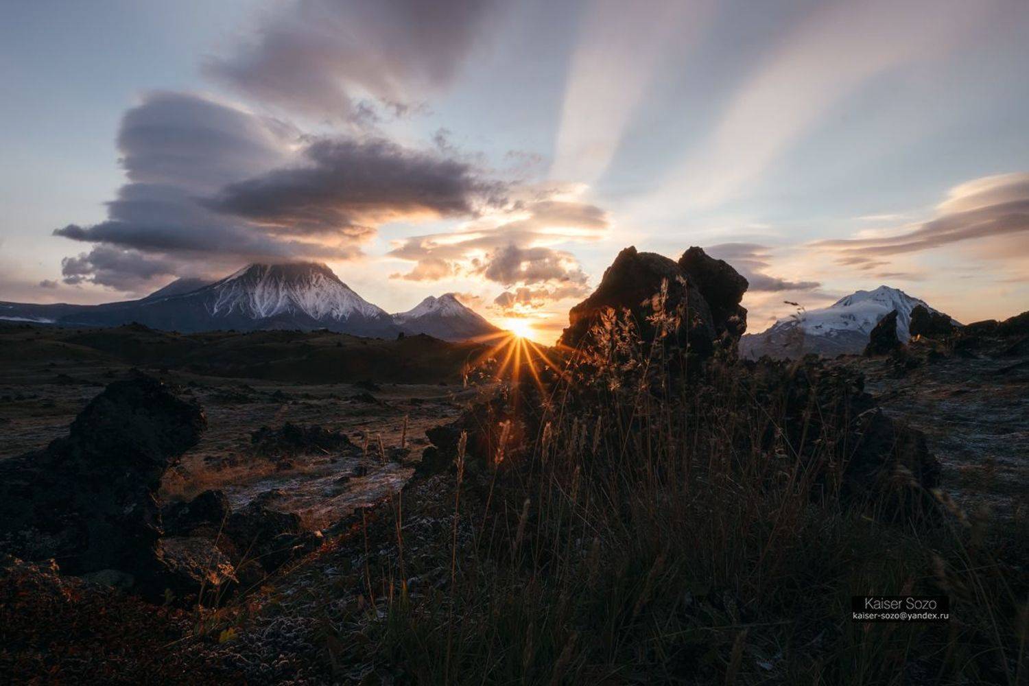 россия, камчатка, камень, ключевская, безымянный, вулкан, сопка, рассвет, Kaiser Sozo