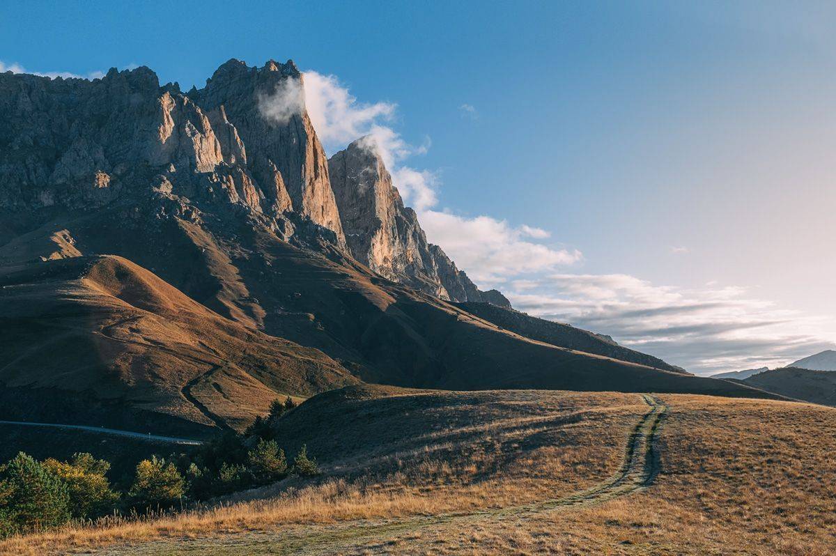 горы, перевал, ингушетия, рассвет, природа, осень, кавказ, пейзаж,, Алиева Татьяна