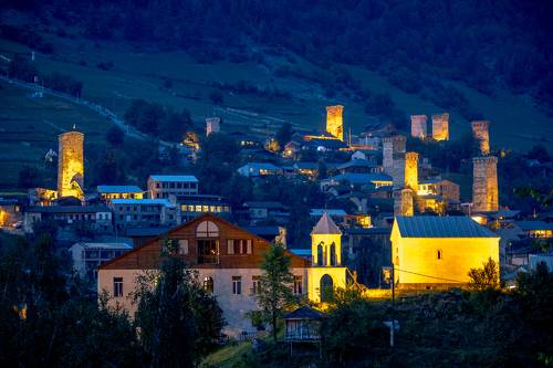 Местиа в сумерках