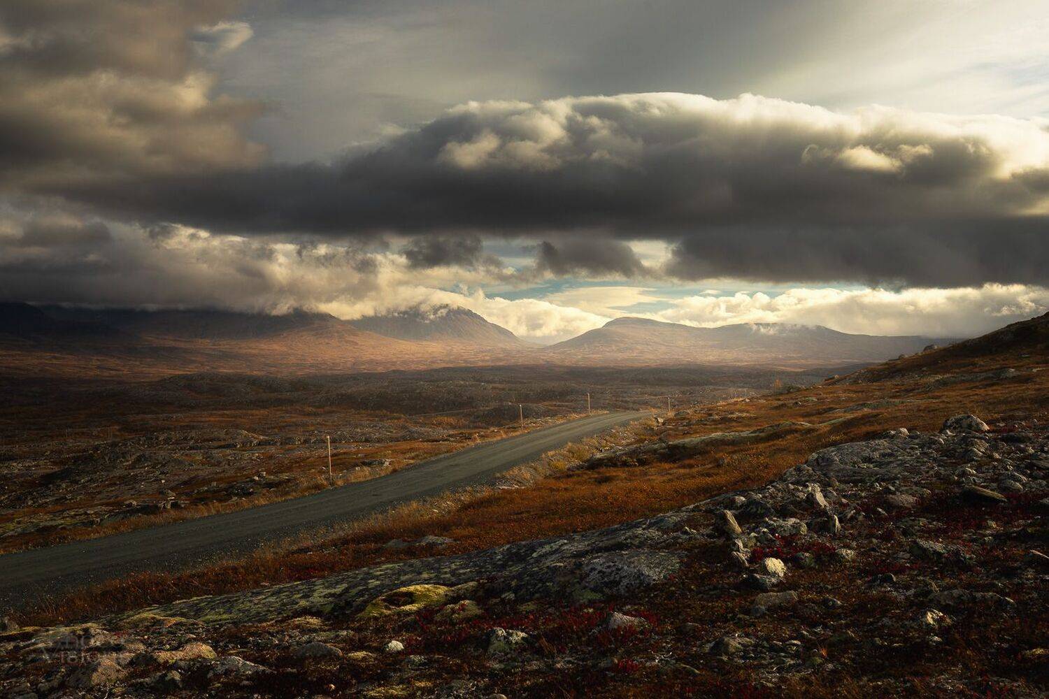 mountains,light,clouds,sylan,norway,autumn,morning,cloudy,sky,, Adrian Szatewicz