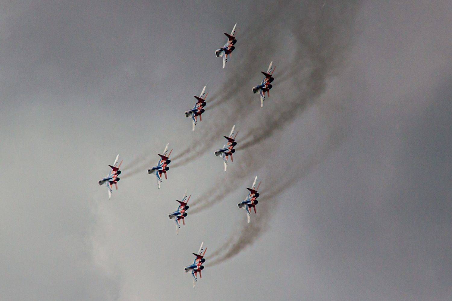 самолет, облака, истребитель, СУ, МИГ, скорость, истребители, вооружение, россия, ВВС, самолеты, гром, Сергей Лашнев