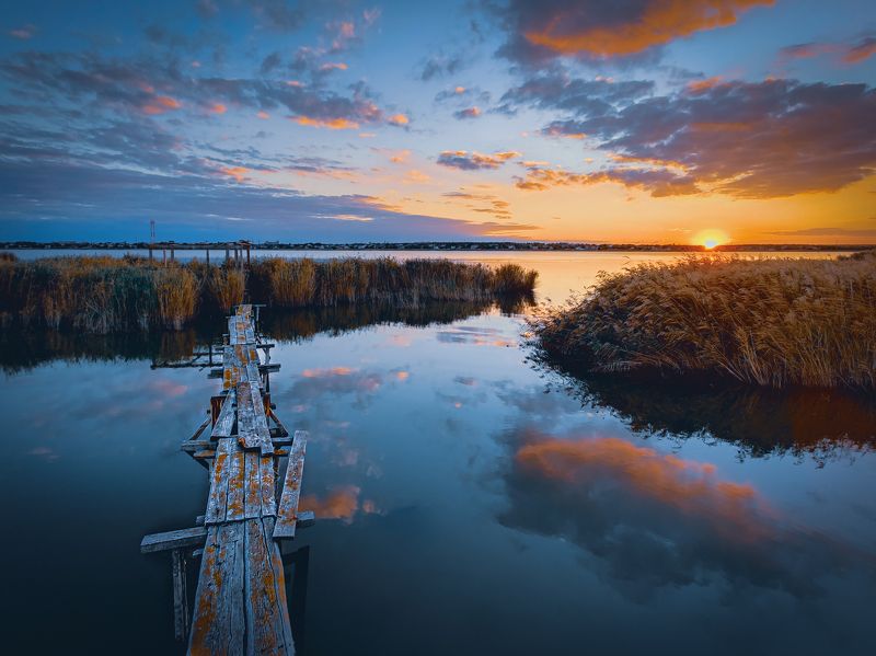 Закат где-то в Крыму фото превью