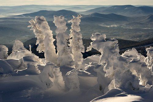 Pro снежные идолы Шерегеша