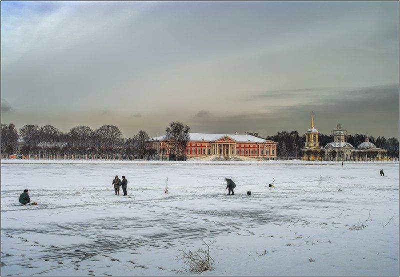 Зима в Кусково фото превью