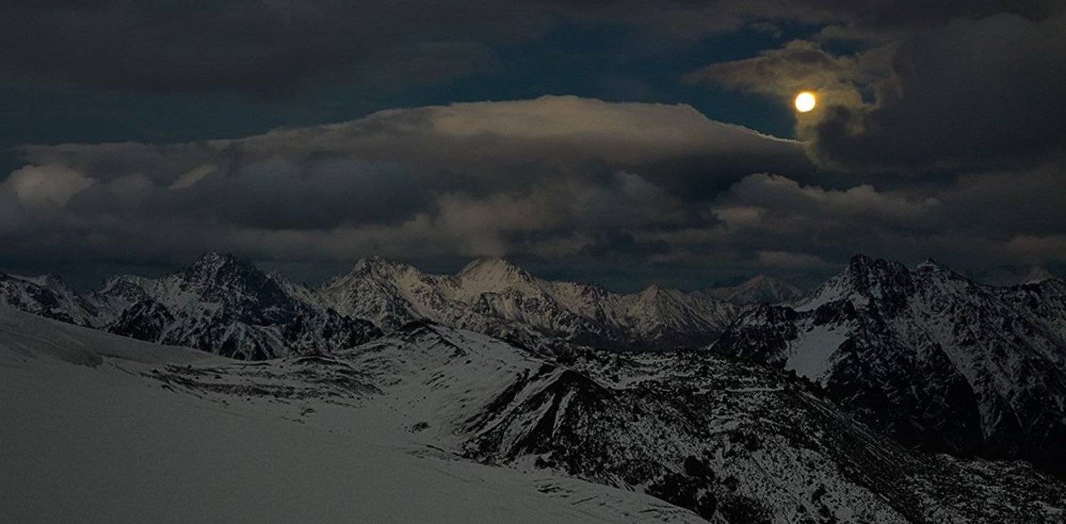 Elbrus Race, Кавказ, Лунная ночь, Андрей Chogori Громов