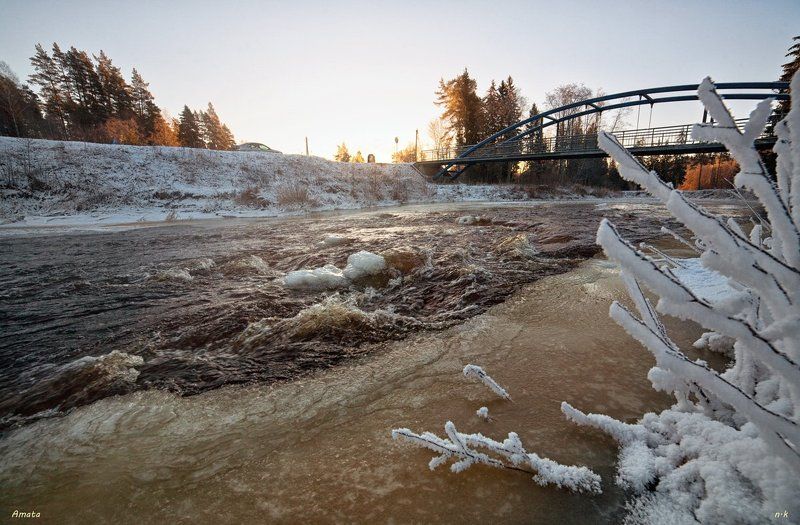 Amata, small Latvian river фото превью