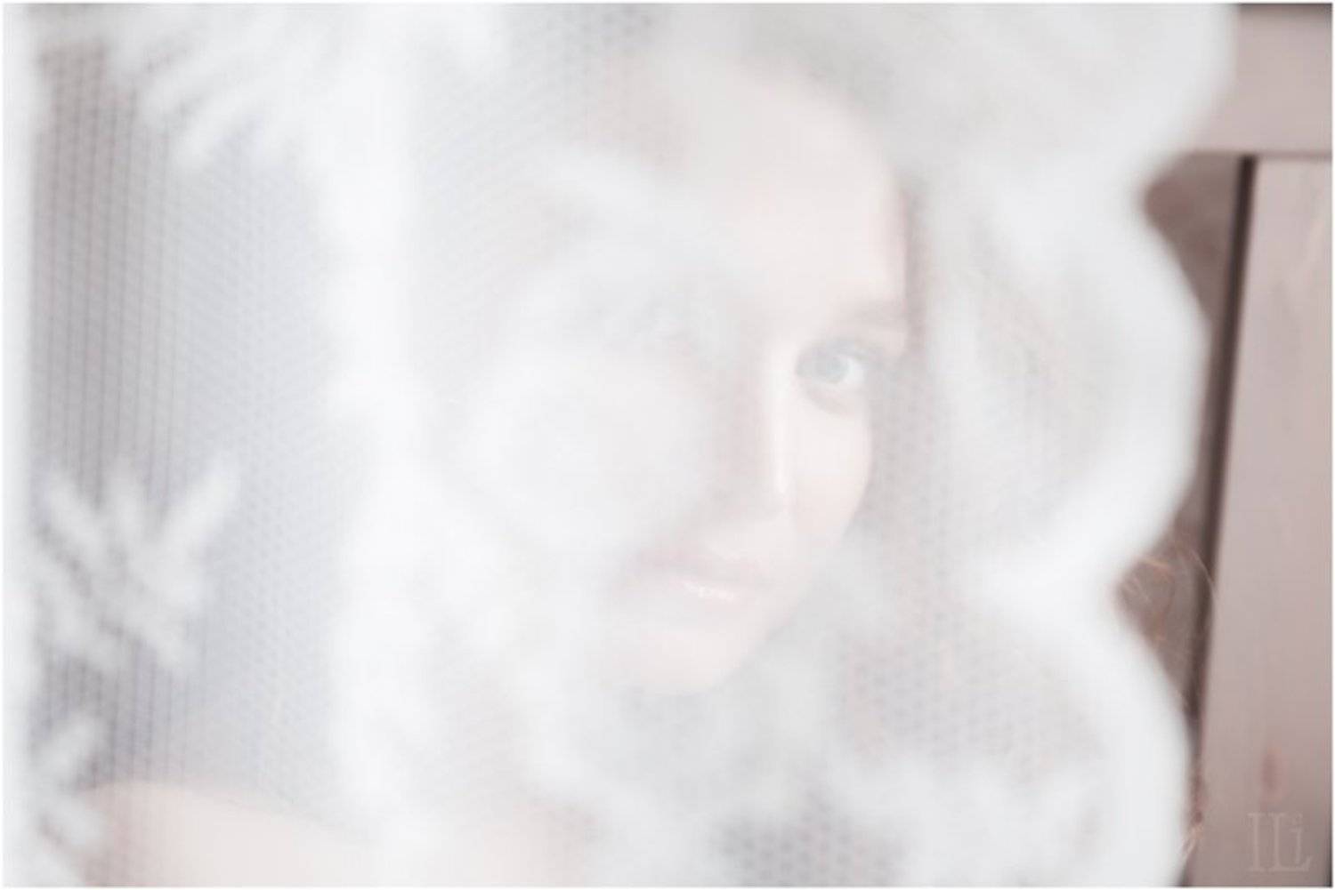 Вуаль, Девушка, Занавеска, Илья Панфилов