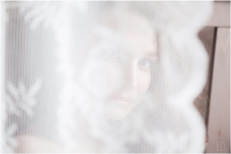 Вуаль, Девушка, Занавеска За вуалью фото превью