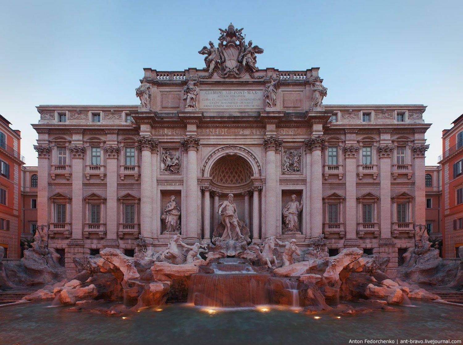 cityscape, italy, rome, италия, рим, фонтан, Антон Федорченко