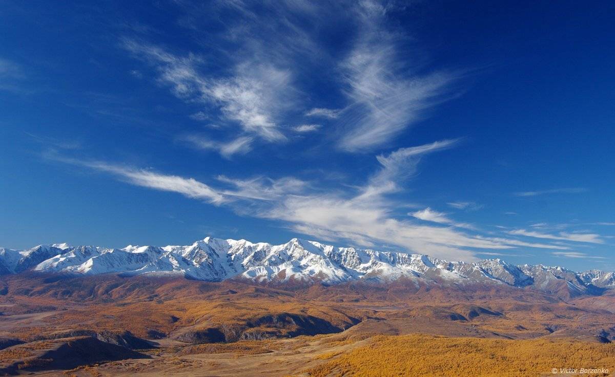 Алтай, Курай, Небо, Облака, Северо-чуйский хребет, Виктор Борзенко