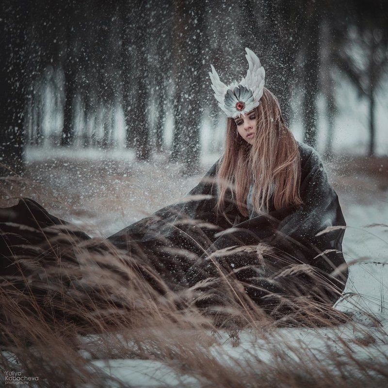 Печальная птица фото превью