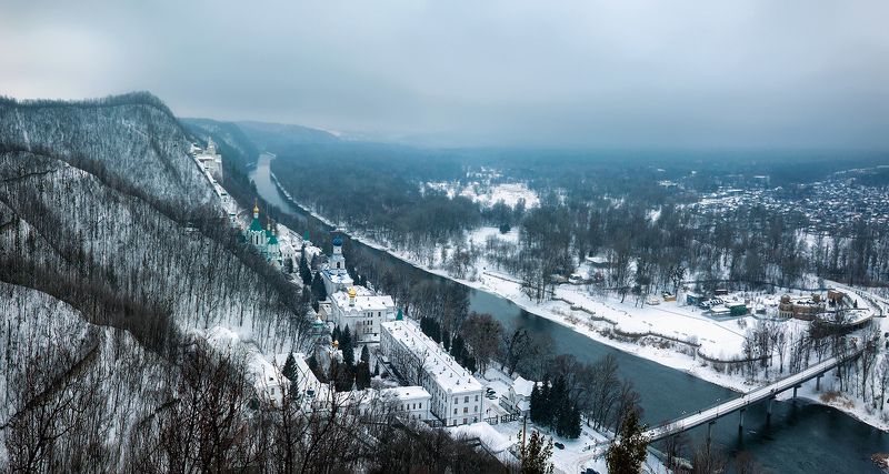 Зима на берегах Донца фото превью