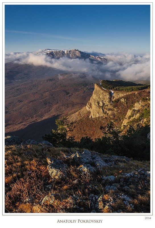 крым, зима, демерджи, южная демерджи, чатырдаг, утро, облака О перспективах большого и малого фото превью